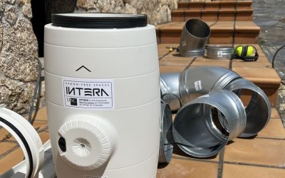 Contención gas radón en vivienda familiar en Coruña