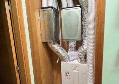 sistema en una vivienda de arteixo para la mitigación del radón