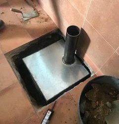 Actuación para la mitigación del radón en una vivienda en Culleredo